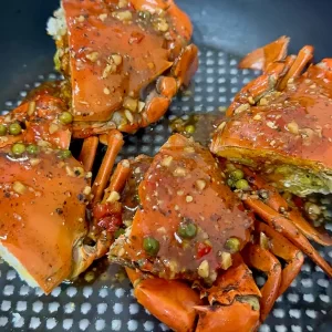Cua sốt tiêu xanh StarCrab, ảnh món thực tế tối ưu